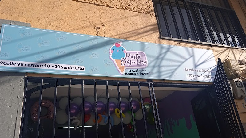 Heladería Paila bajo cero